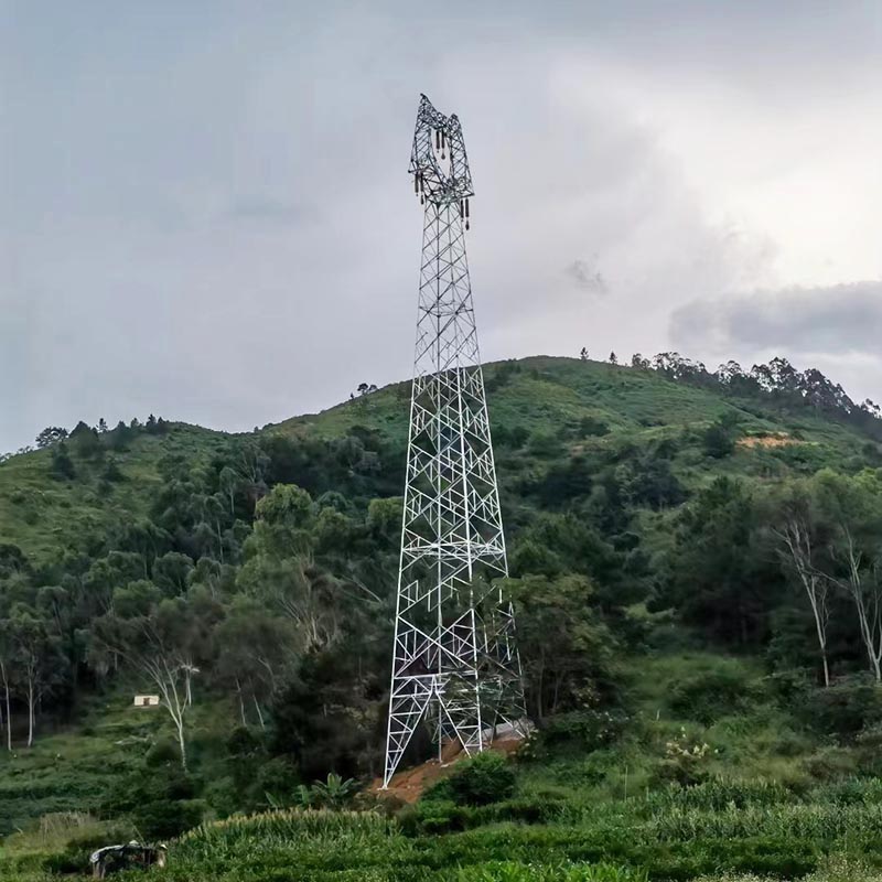 উচ্চ ভোল্টেজ পাওয়ার টাওয়ার ট্রান্সমিশন লাইন টাওয়ার